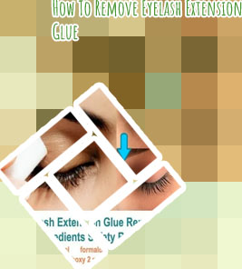 Diy eyelash extension remover