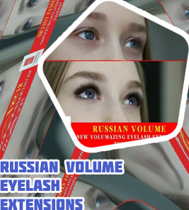 Eyelash extensions russian volume near me