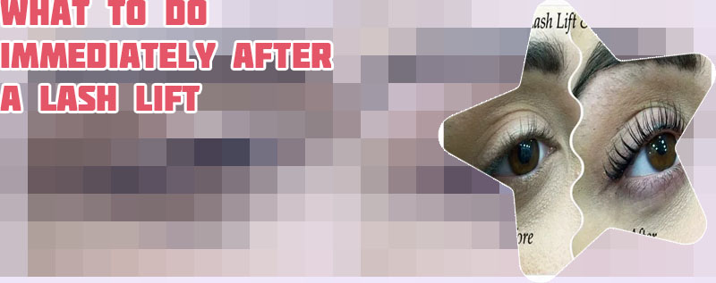 Lash perm before and after