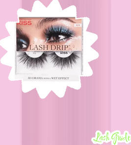 Wet effect lashes