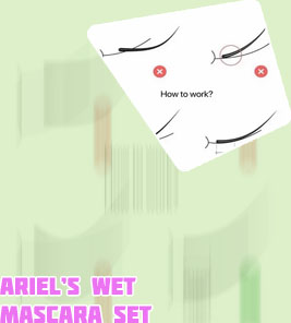 Wet set lash
