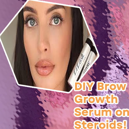 Homemade lash and brow serum