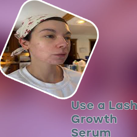 Homemade lash serum for growth
